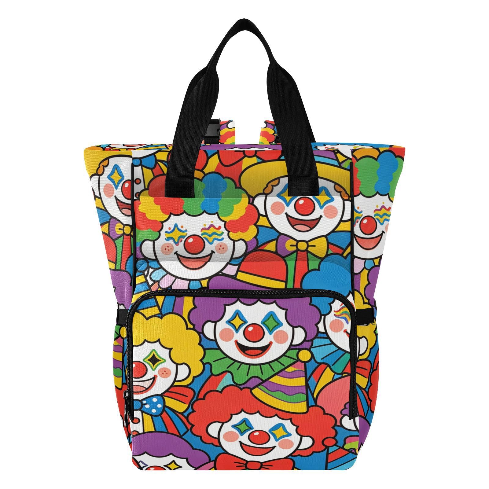 Borsa per pannolini zaino per mamme papà colorato cartone animato