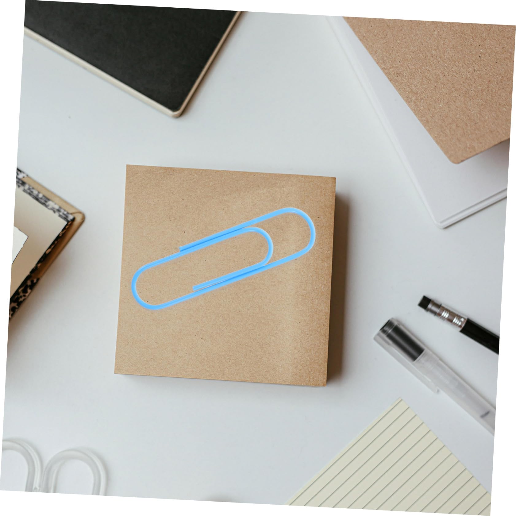 Riesen Papierklammern 100 Stück 10cm aus Metall und Kunststoff | Blau, Sichere Fixierung und Sichtbarkeit, für Papierkram und Dokumentensortierung
