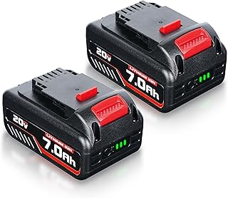 CEENR 2Pack 7.0Ah DCB200 Battery Replacement for Dewalt 20V max Battery DCB200 DCB201 DCB204 DCB206 Lithium Ion Batteries 20 Volt Compatible with Dewalt 20V Cordless Vacuum Sawzall Impact Wrench