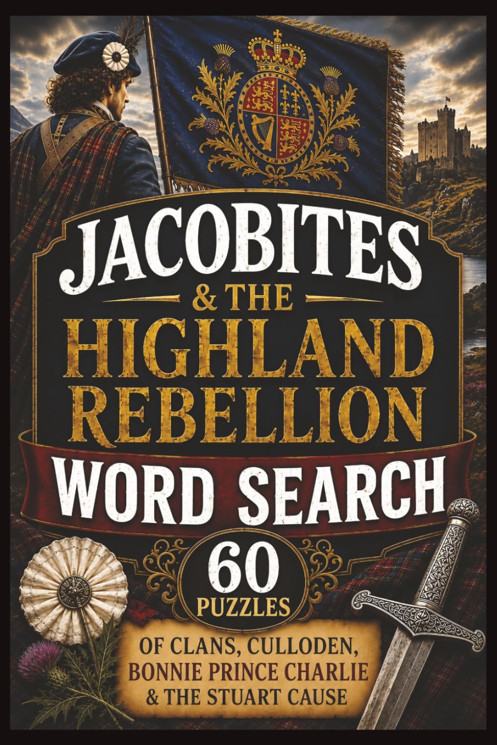 Jacobites & the Highland Rebellion Word Search: 60 Puzzles of Clans, Culloden, Bonnie Prince Charlie & the Stuart Cause