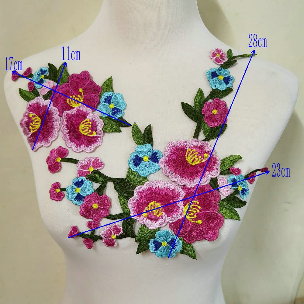 Amazon.com: 1set(3pcs) Pink Quince Sakura Flower Embroidery Iron