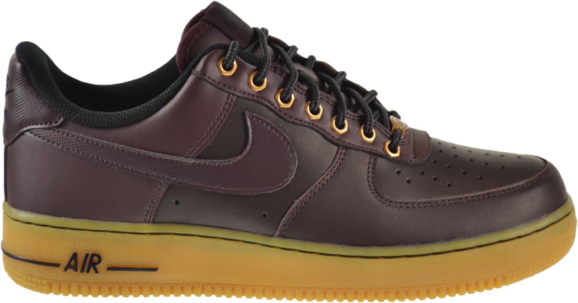 NIKE Air Force 1"Winter Workboot Men's Shoes Deep Burgundy/Light Brown 488298-621