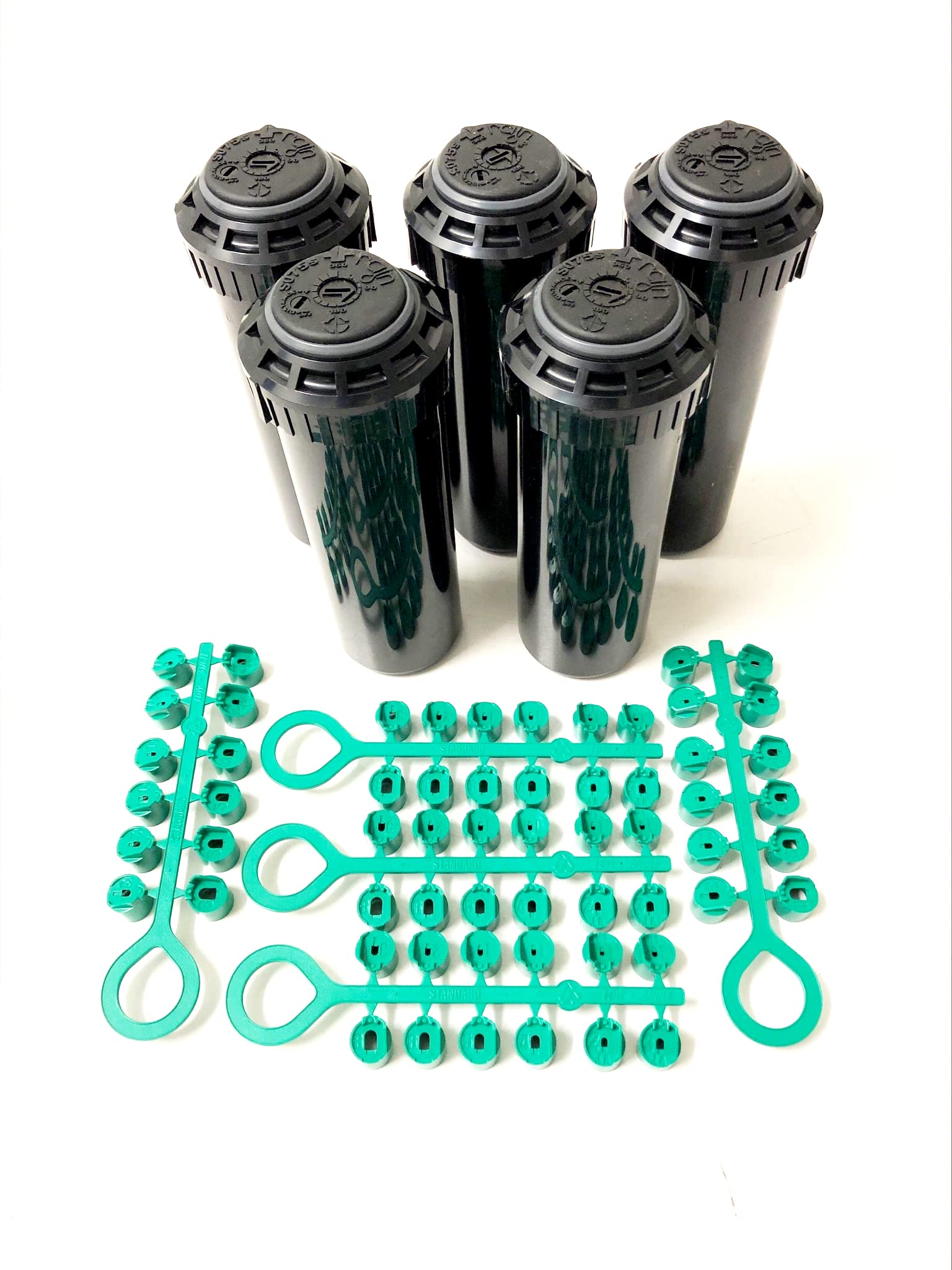 Generico Kit N.5 Irrigatori Dinamici Rain S075 3/4" F. Angolo Regolabile 40° - 360°