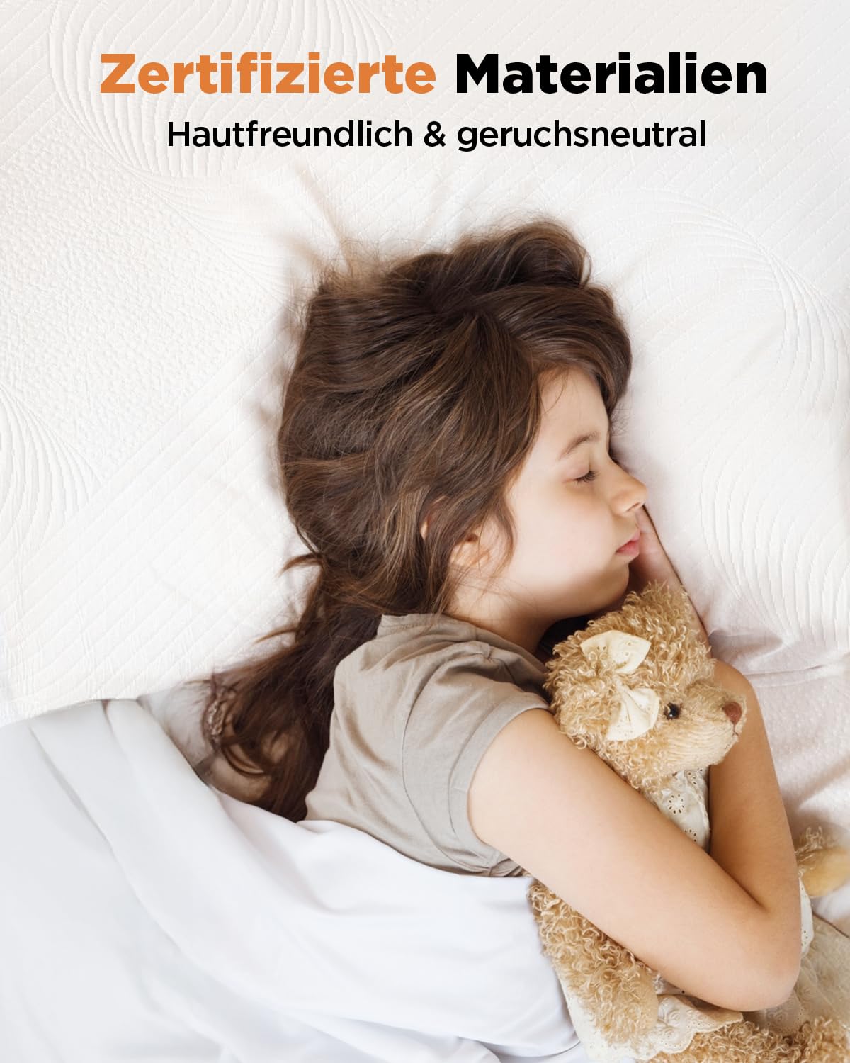 Matratzen Topper 180x200cm H2/H3, 8CM Höhe Matratzentopper für Schlafsofa Bett, Boxspringbett, Wohnwagen, Schlafsofa, Rutschfester Unterlagen Mattress Topper für Matratzen, Öko-TEX Zertifiziert