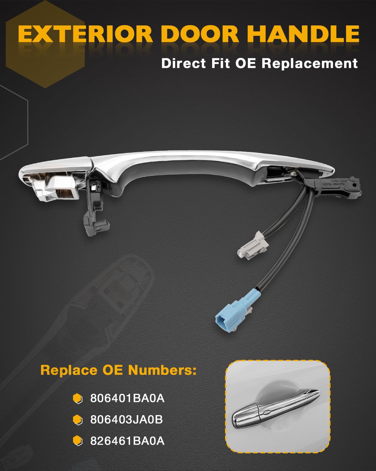 Amazon.com: Passenger Door Handle, Compatible with 2008-2020