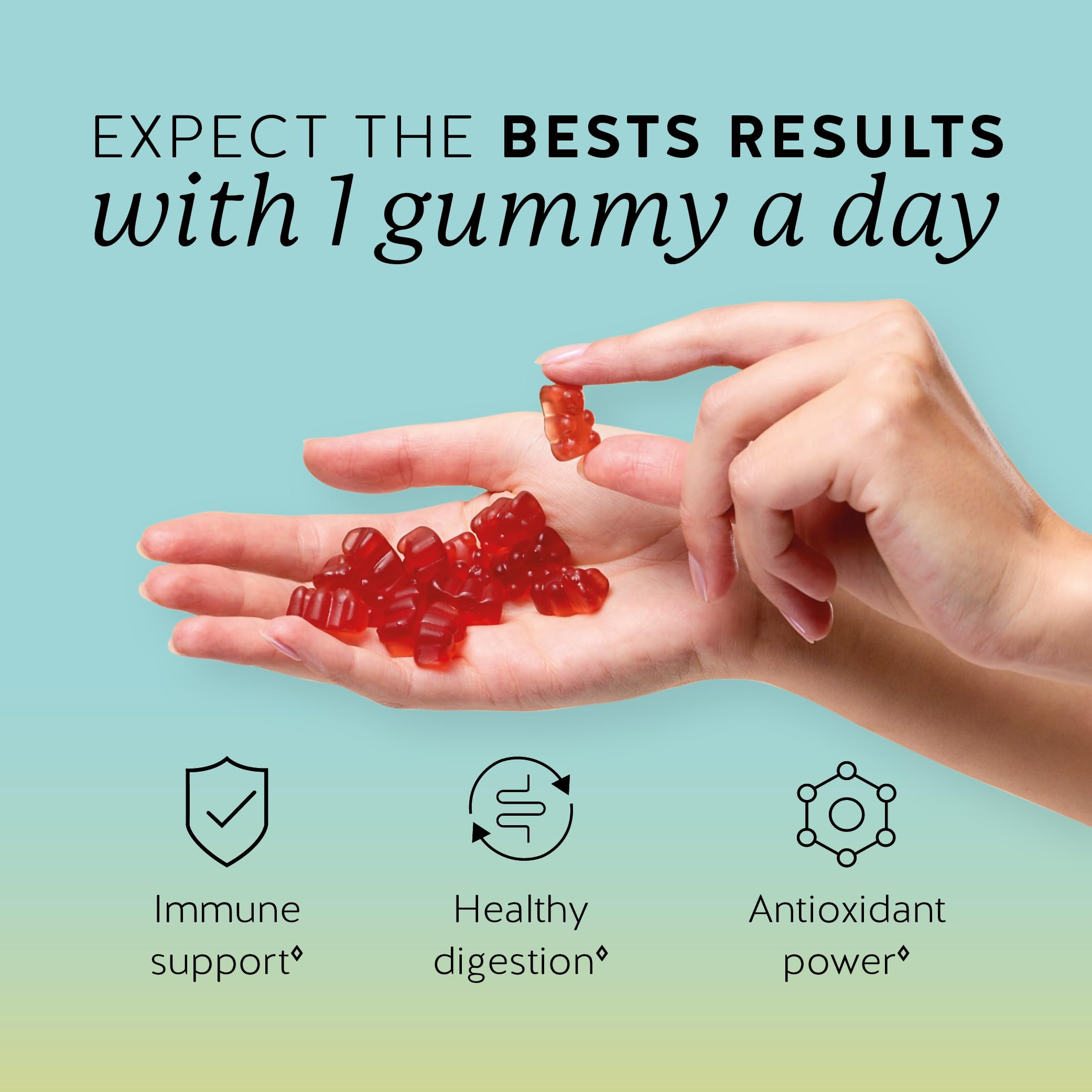 Bears with Benefits Apple Cider Vinegar Gummies for Gut Health Support — Amazon image 3