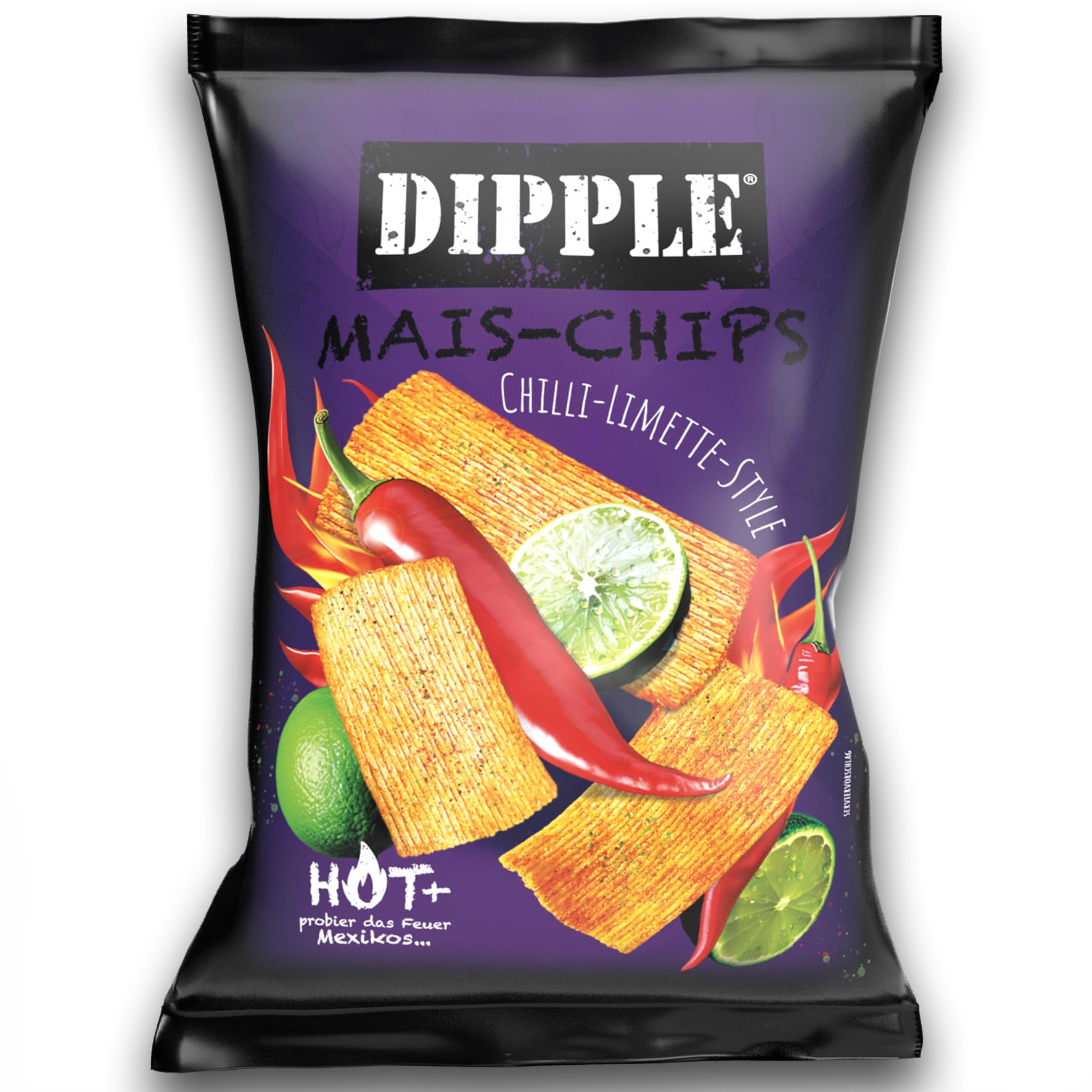 Tise Süsswaren Dipple Mais-Chips - Knusprig & würzig für Familie (Leichtunschuldiges Snack)🎨 Feiert mit Dipple Mais-Chip