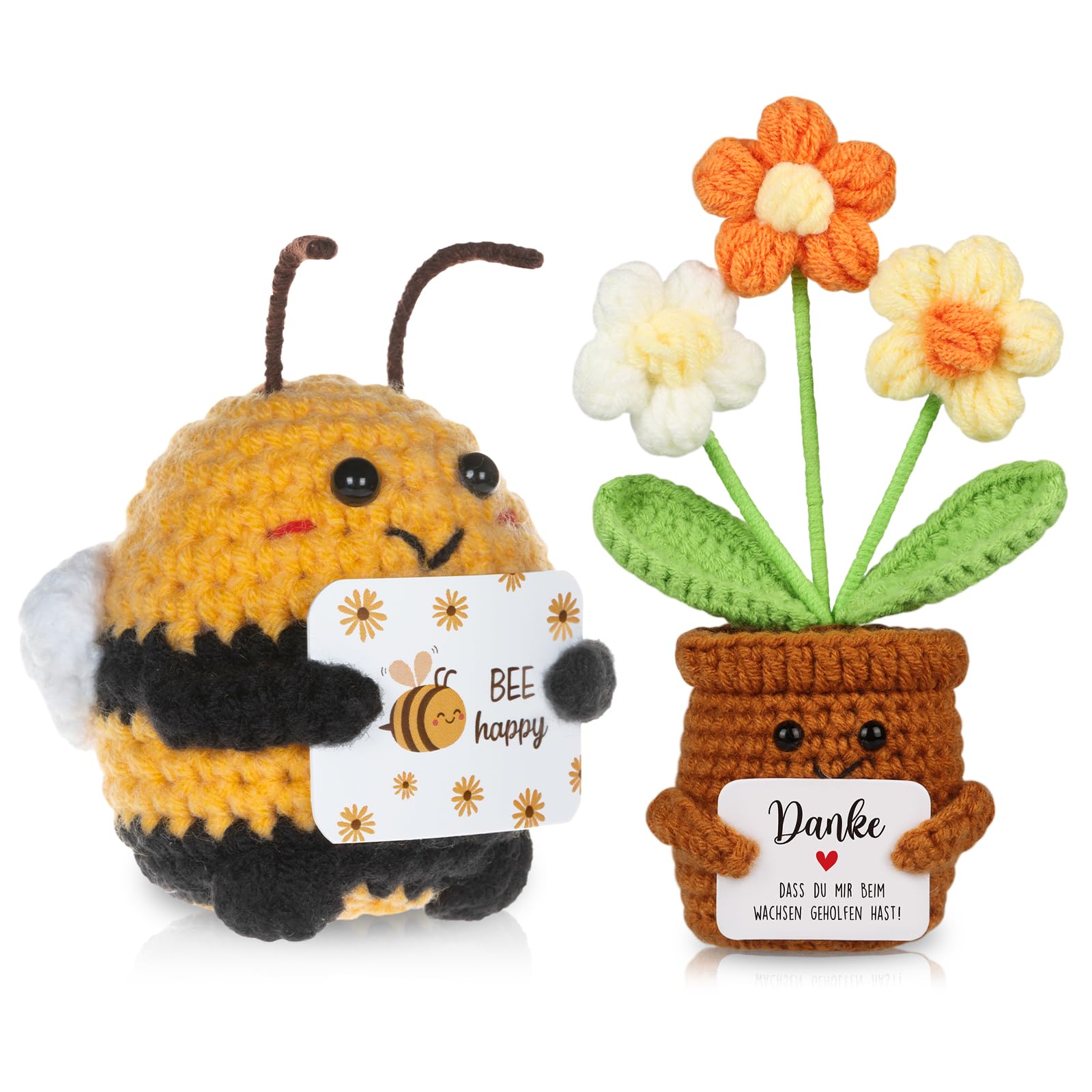 WenmthG Dankeschön Geschenke Danke Glücksbringer MutmacherGeschenk Gute Besserung Geschenk Einschulung Pocket Hug Positive Kartoffel Deutsch