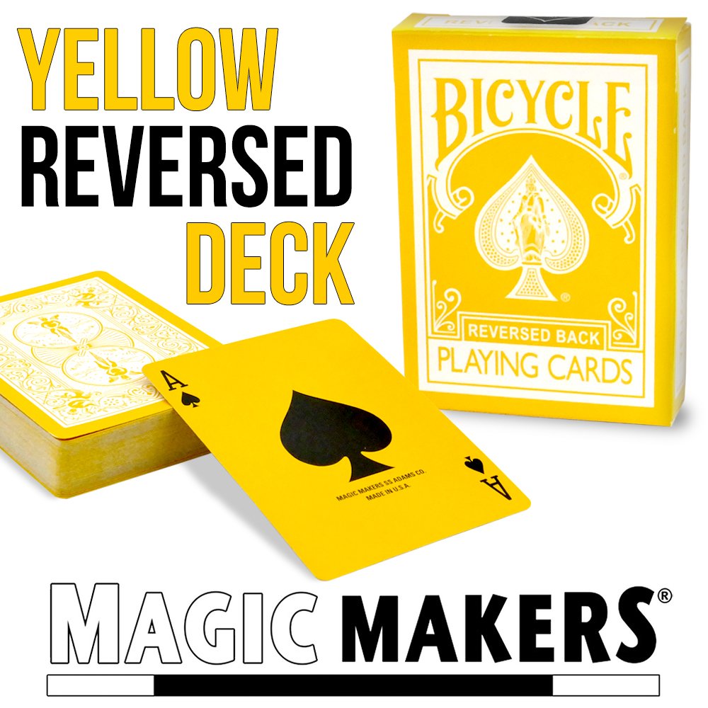 Amazon.co.jp: Magic Makers Bicycle Reverse Back Decks Combo