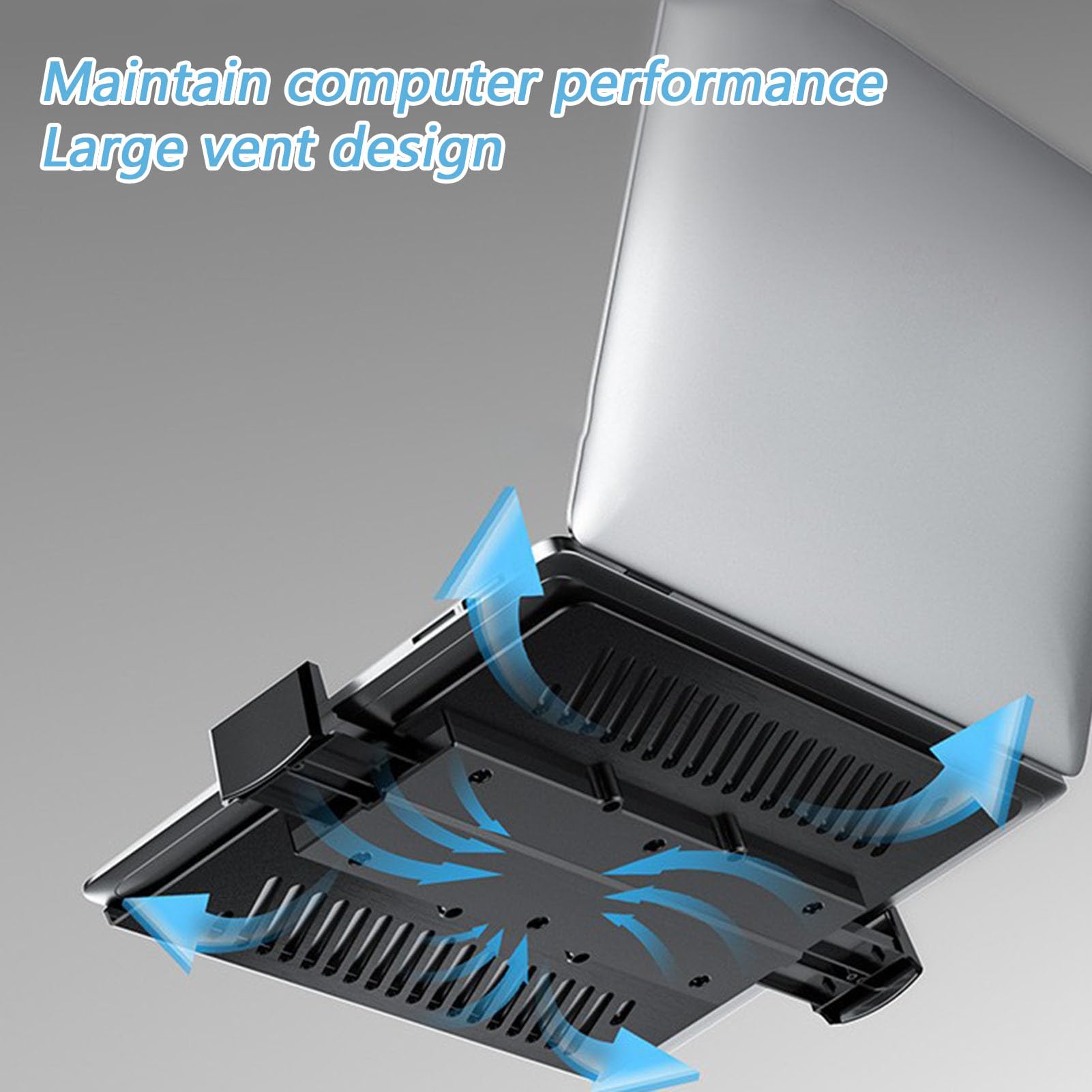 Générique Uchwyt do laptopa, wspornik podnoszący na wadze, podstawa do pochylania komputera, ergonomiczny system podglądu kątowego, profesjonalny komponent do pokoju spotkań, akcesoria do biurka