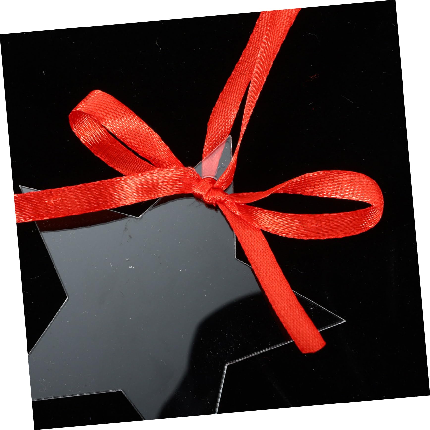 PRETYZOOM 100stücke Teiliges Transparente -weihnachtsanhänger Für Weihnachtsbaum Und Dekoration Weihnachtsdeko Für Innen Und Außenbereich Glänzende Hängende Ornamente Für