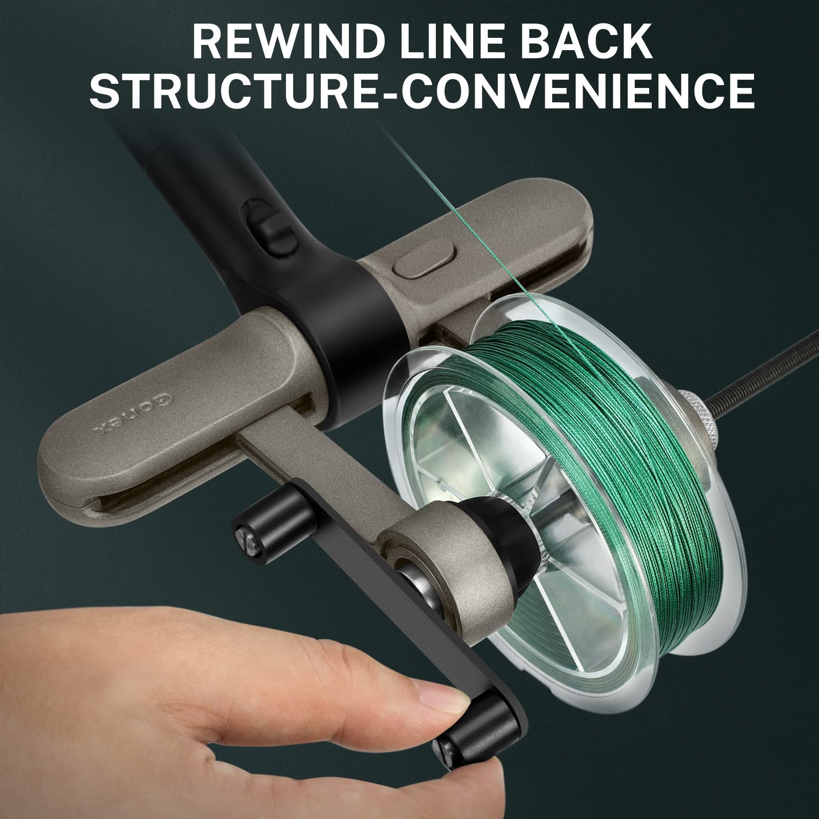 Gonex Fishing Line Spooler with Unwinding Function InstallationFree