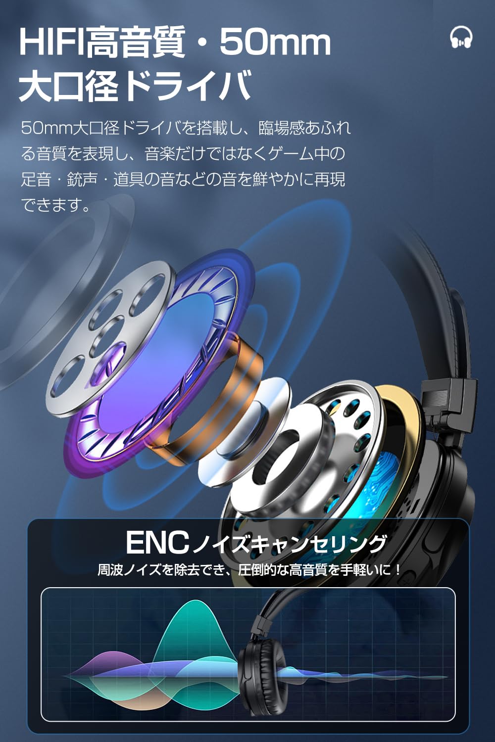 Amazon.co.jp: ヘッドホン Bluetooth 【2025業界多機能 有線・無線