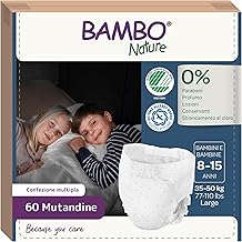 Bambo Dreamy Night Pants Size L (35-50kg) - 60 Pack Monthly Box | Nappies Night Panty | Baby Pull-Up Nappies | Ultra Absorbent Panties Suffering from Bedwetting