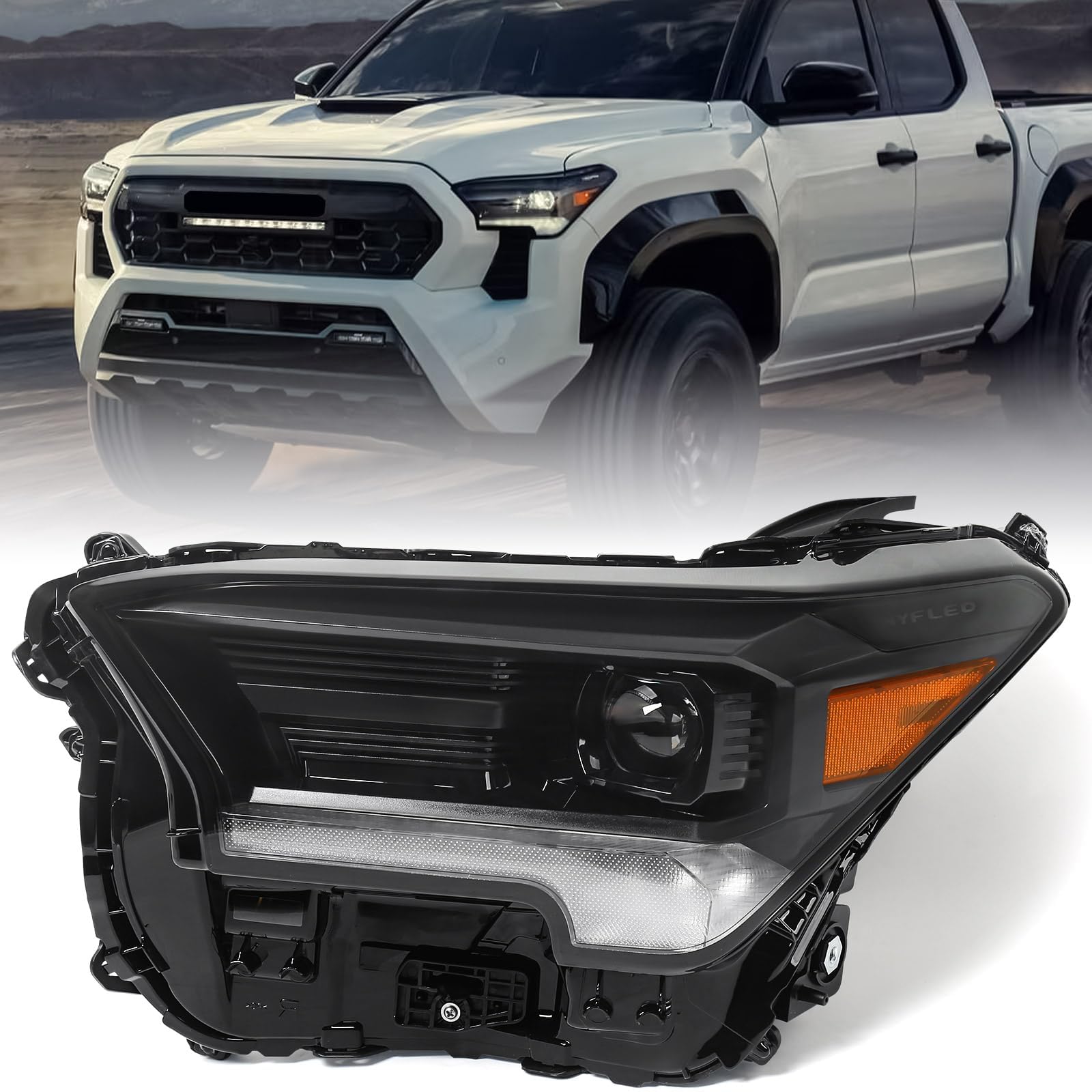 Photo 1 of Huray Left Full LED Headlight for Toyota Tacoma 2024 2025