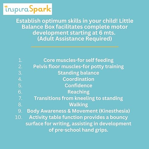 Miniatura 3 de Little Balance Box, el mejor juguete de empuje para caminar, 2 en 1 sin ruedas, pies de resorte, caminante de madera, mesa de actividades para niñas