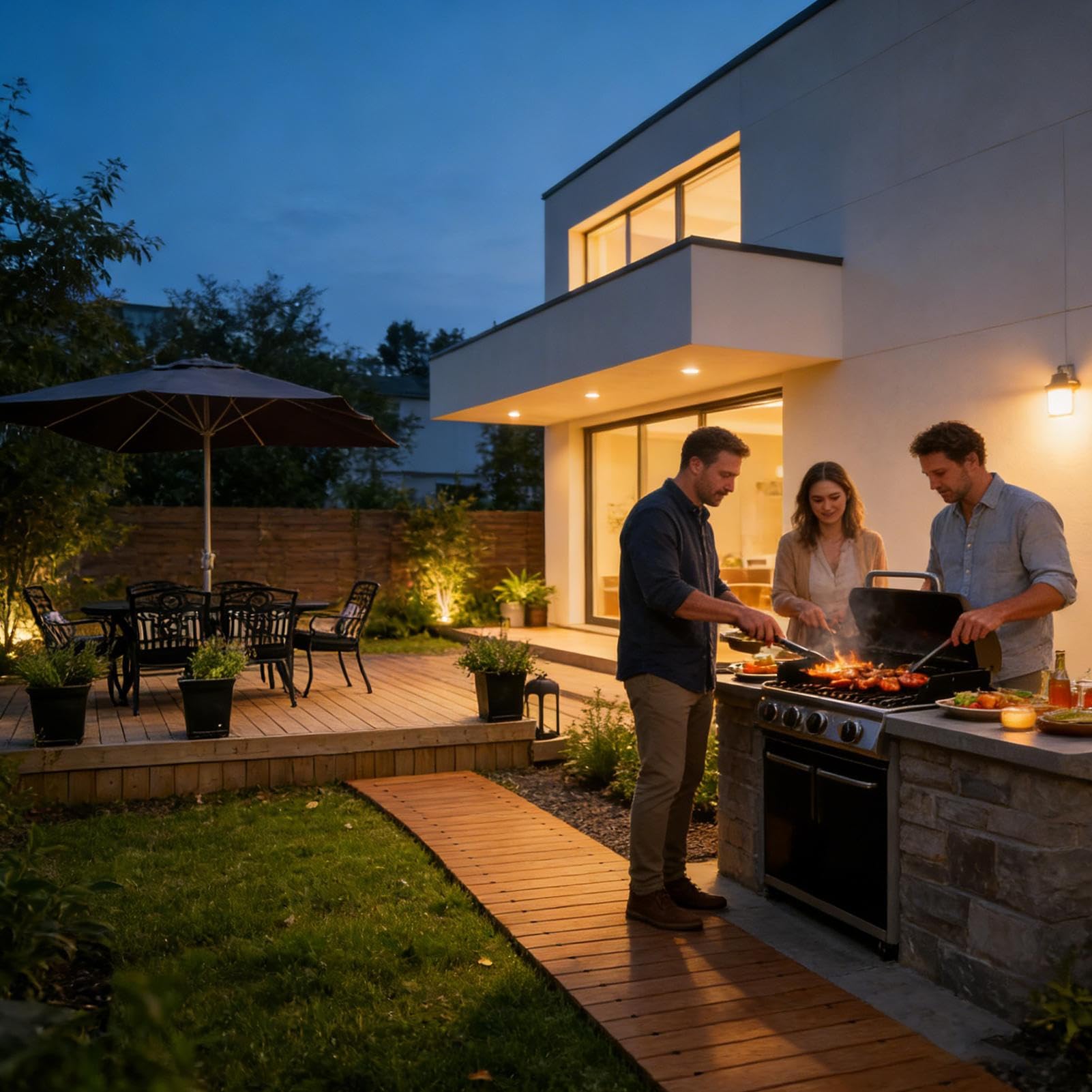 Holzweg Für Den Außenbereich Wetterfest & Rutschfest | Holzweg Für Den Außenbereich Für Garten Hochzeit Camping Pool Strandhaus Gärtner Landschaftsbau