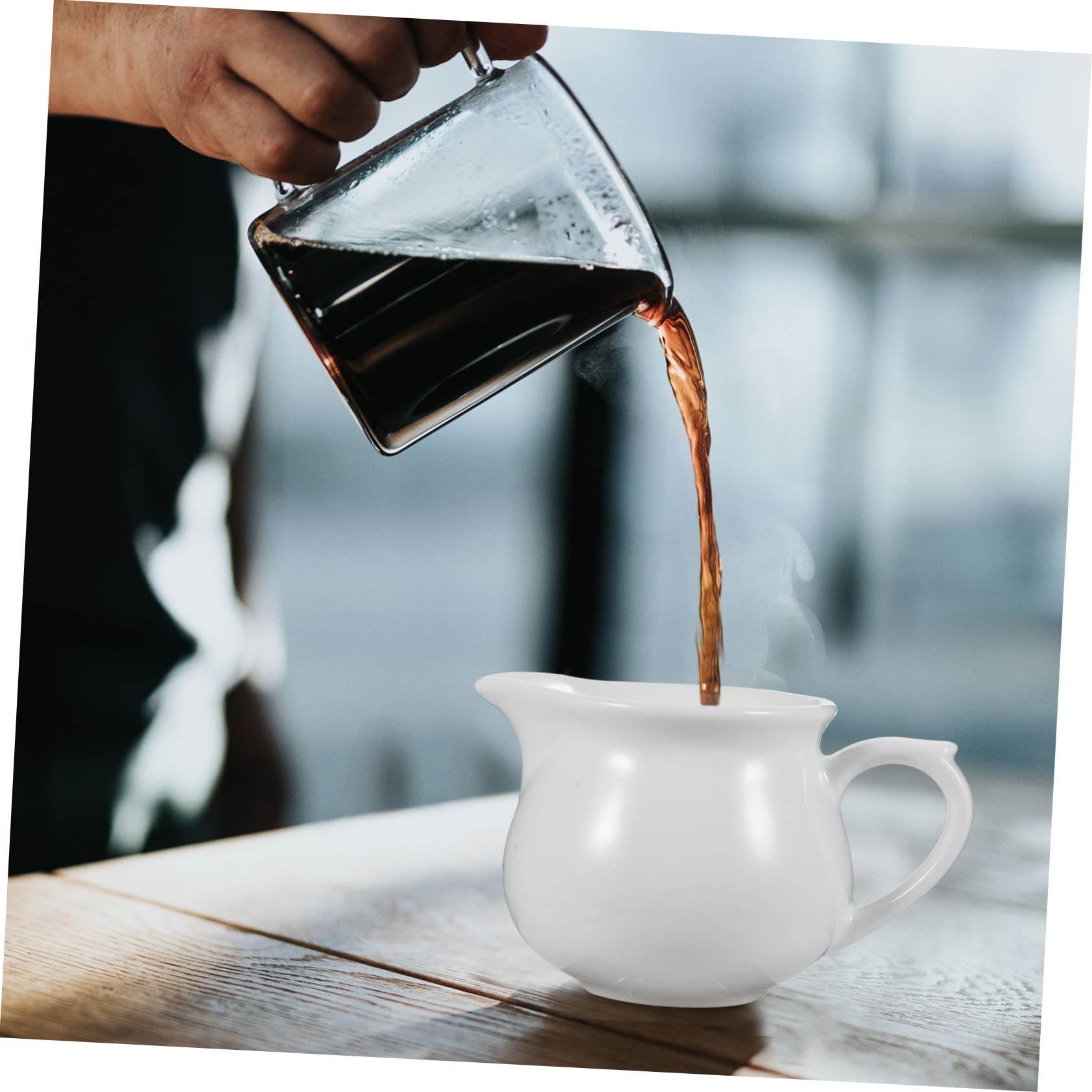 浮くミルクカップ WPM】ミルクピッチャー ラウンドスパウト 300cc ピンク HC7126PK