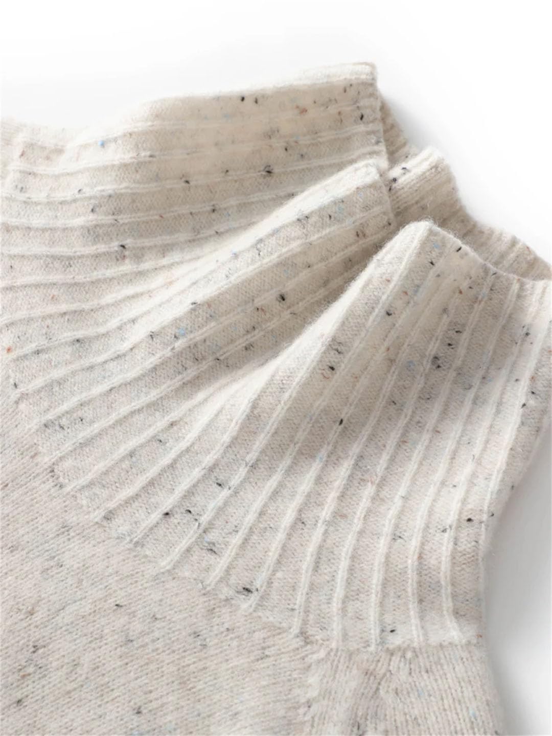 Maglione invernale da donna a collo alto in cashmere, stile raglan casual, abbigliamento spesso e caldo, lavorato a maglia in lana merino