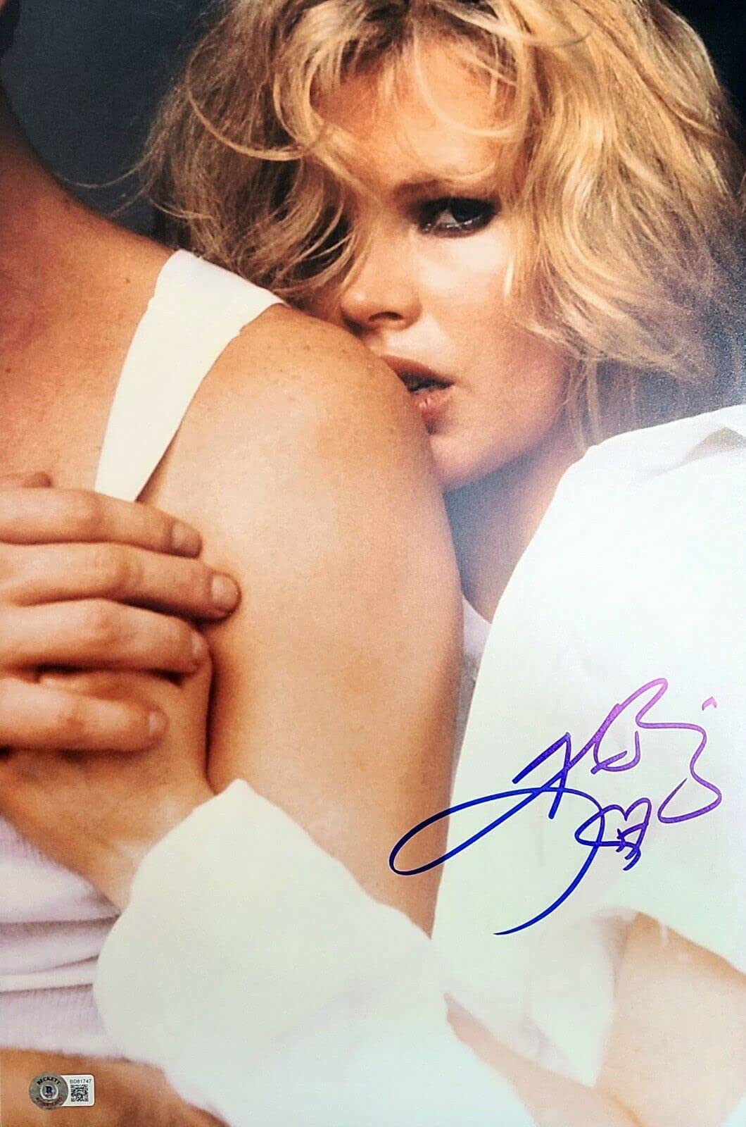 KIM BASINGER Signed Autographed"9 1/2 WEEKS" 12x18 Photo Beckett BAS #BD81747