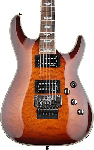 Schecter Omen Extreme-6 FR - Guitarra eléctrica vintage Sunburst