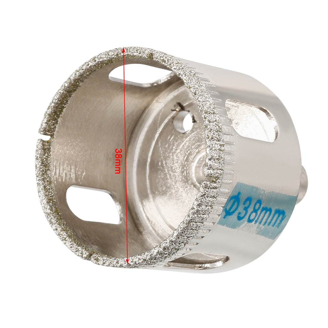 Sourcingmap 38mm Diamond Coated Glass Hole Saw Drill Bits for Ceramic Tile Marble Rock Porcelain Bottles Pots Brick - Image 2
