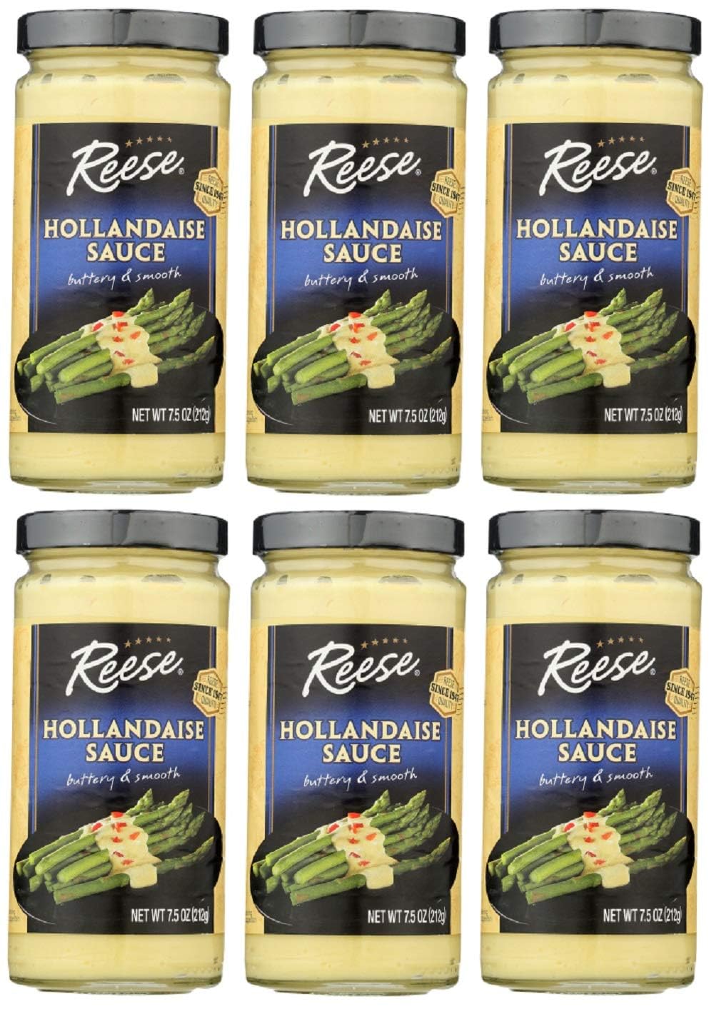 Reese Sauce, Holl and aise, Jar, 7.50-Ounce (Pack of 6)