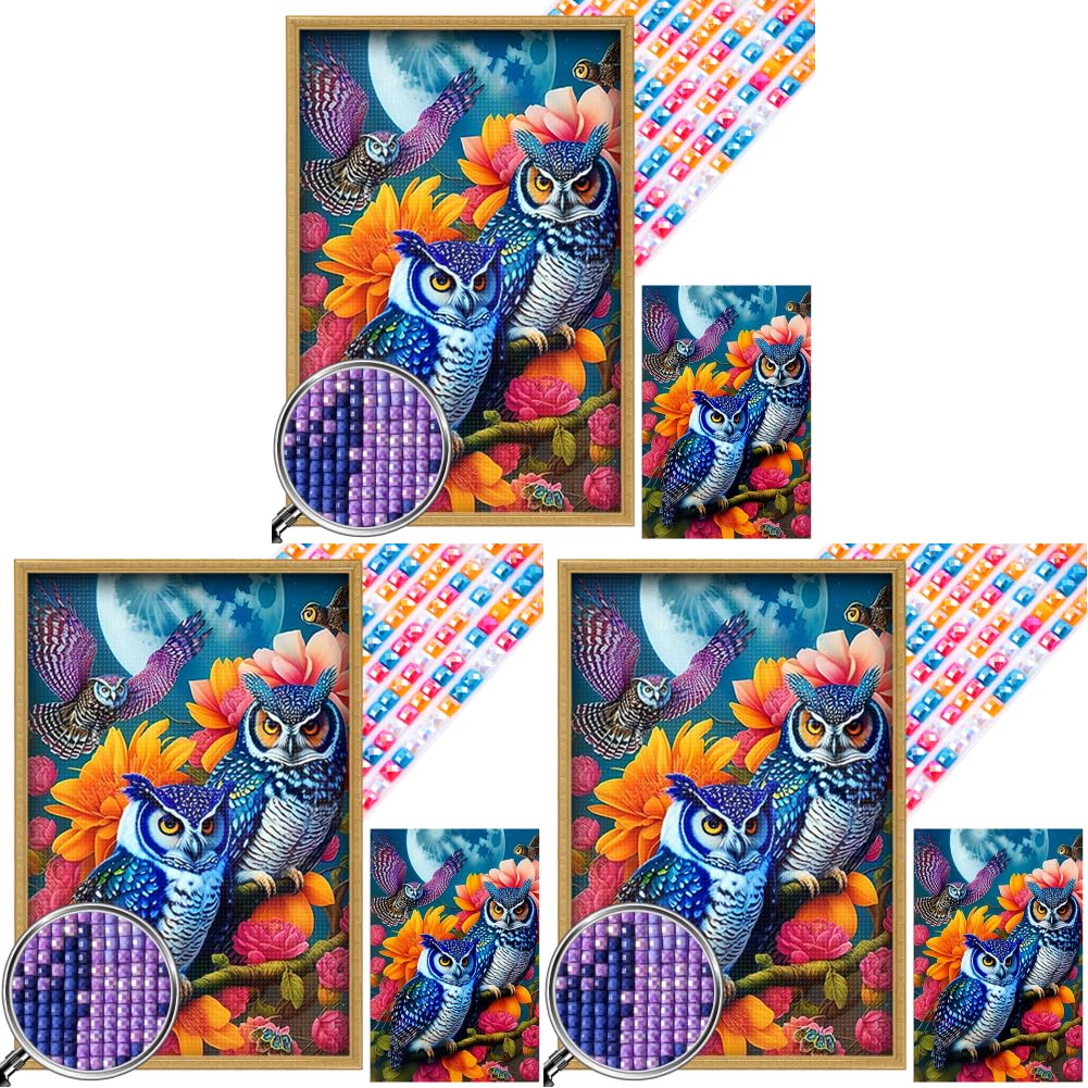 Kexpery Eagle 5D Diamond Painting Kit Partial AB Full Square for Adults Beginners Home Decor 45x65cm