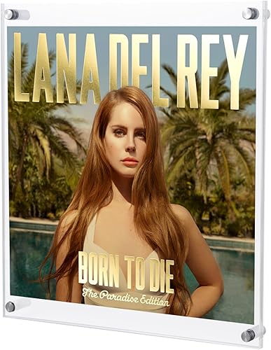 Antilope Marco doble para álbum de vinilo para montaje en pared, acrílico transparente flotante, sin marco, 12.5 x 12.5 pulgadas, doble LPs, portada