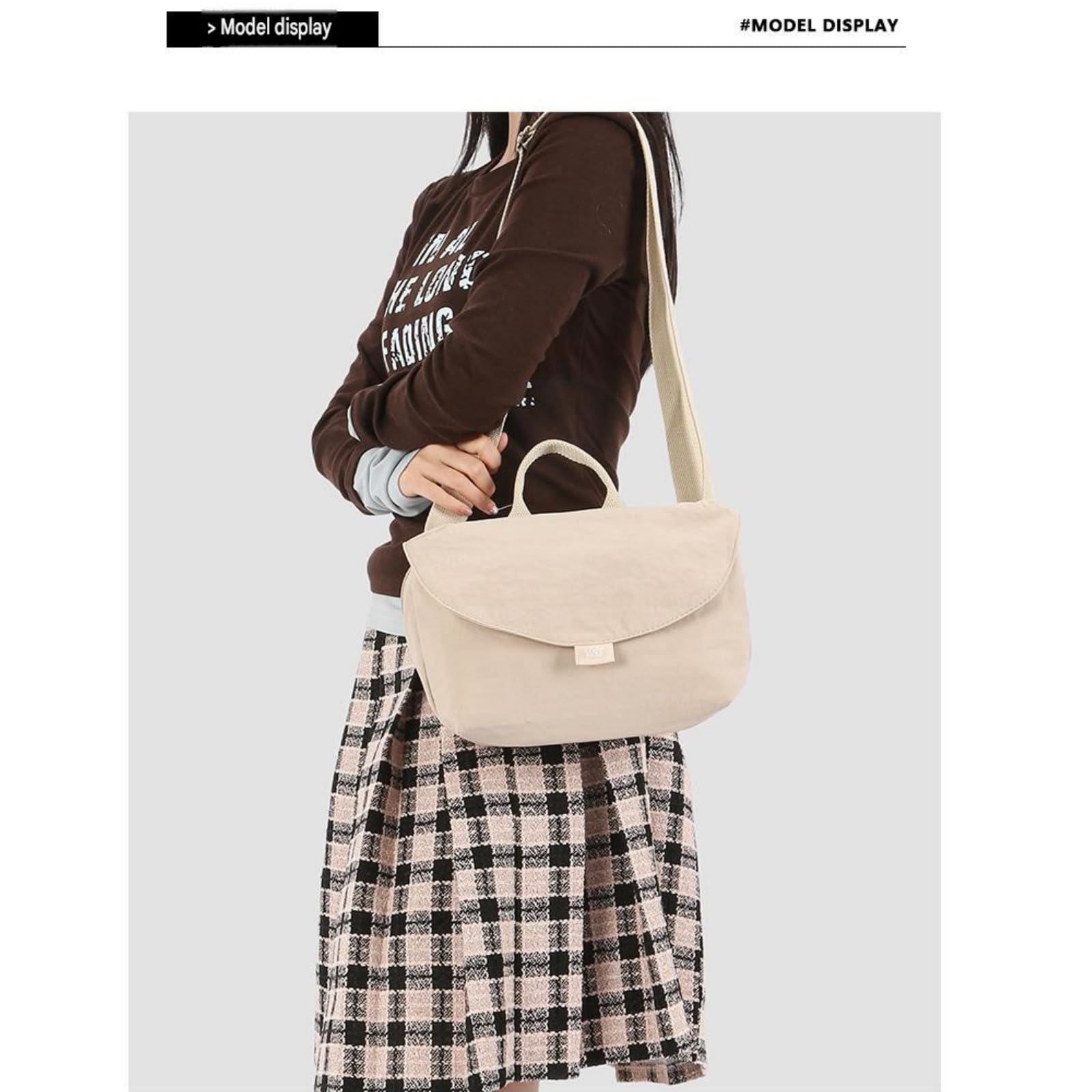 Borsa A Spalla Tracolla da Donna Elegante E Versatile Quadrata Piccola, Casual Semplice-Rosa