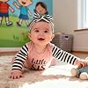 Bata de dormir para bebé niña recién nacida, hermana pequeña, manga larga a rayas, pijama, regalo esencial, AMAWMW 5