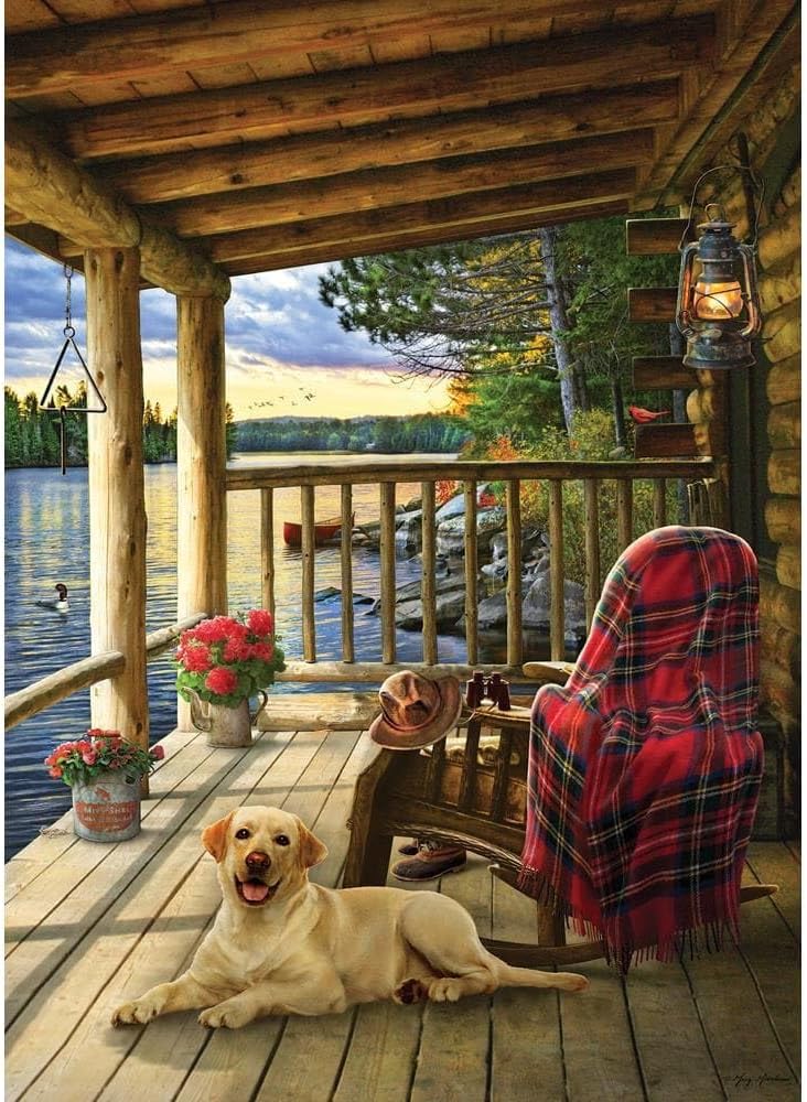 Cobblehill Puzzles 1000 pc Cabin Porch