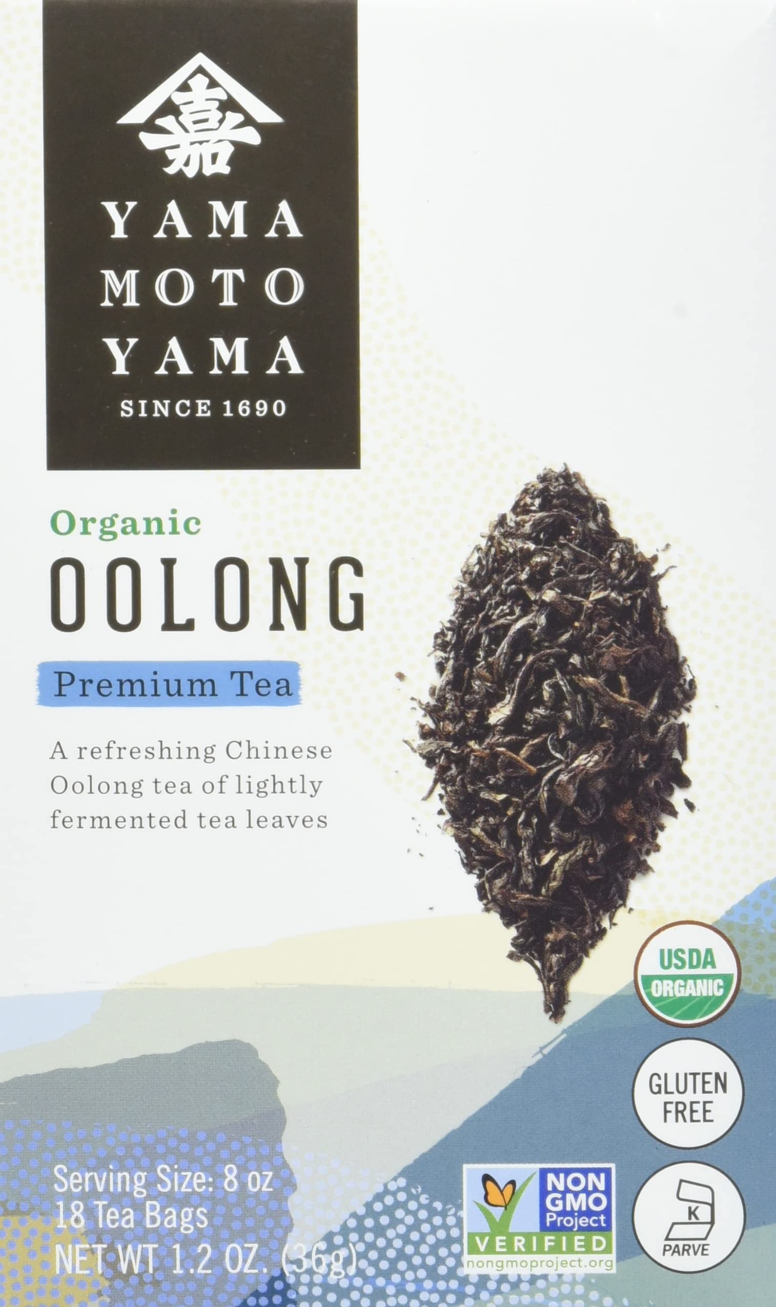 Amazon.com : Yamamotoyama Organic Oolong Tea Bag 18 ct (Pack of 6