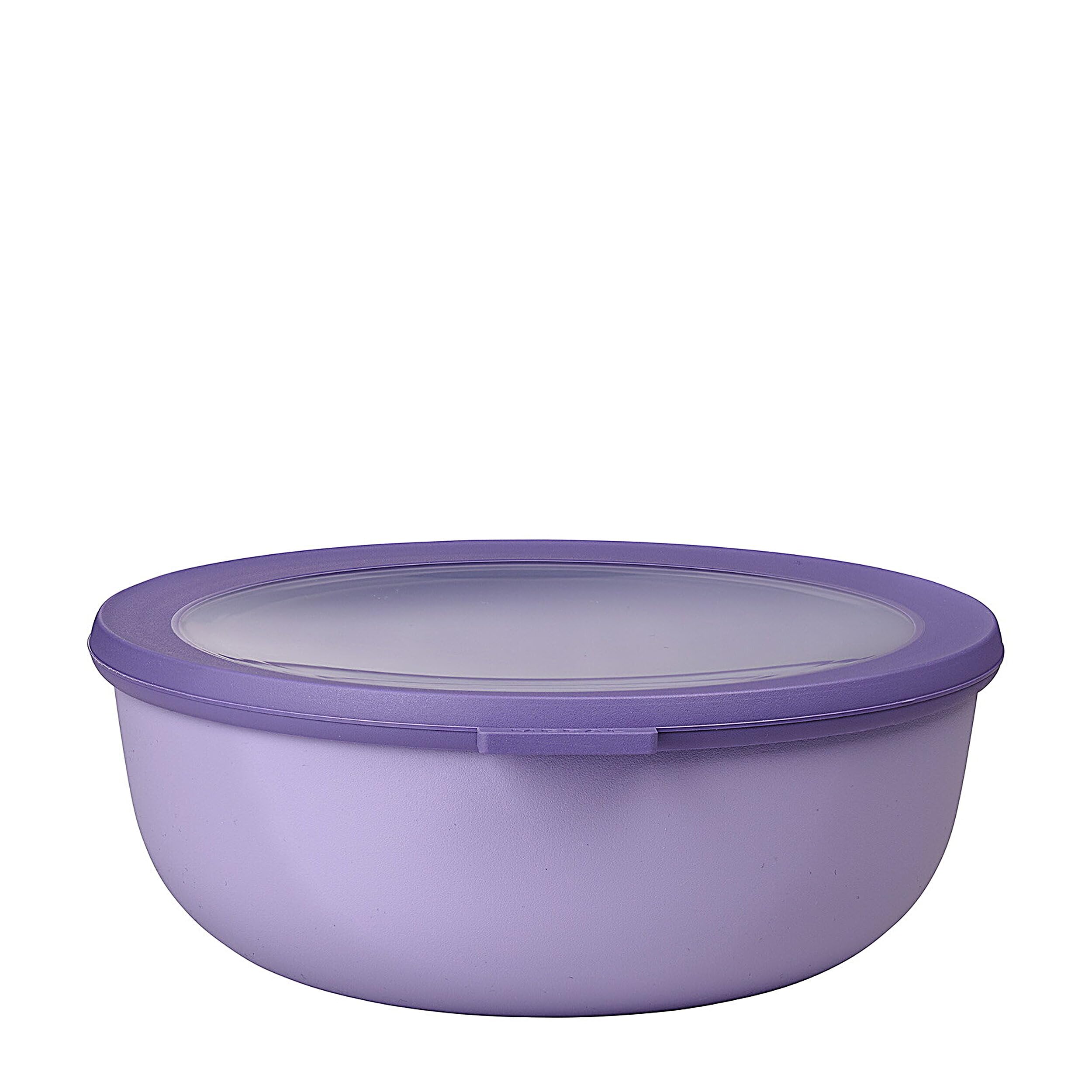 Mepal – Multi Bowl Cirqula Rectangular – Food Storage Container with Lid - Suitable as Airtight Storage Box for the Fridge & Freezer, Microwave Container & Servable Dish – 2250 ml – Vivid lilac