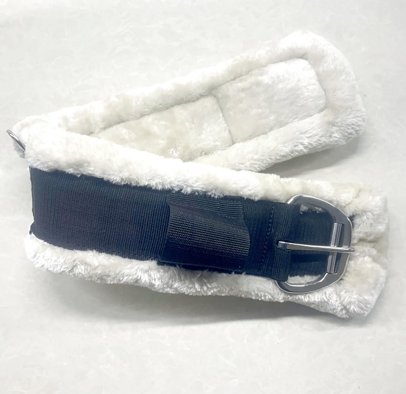 Cinchas elásticas de forro polar para caballo, cinchas transpirables, accesorios de equitación occidentales, accesorios fáciles de montar, resistentes, transpirables, accesorios