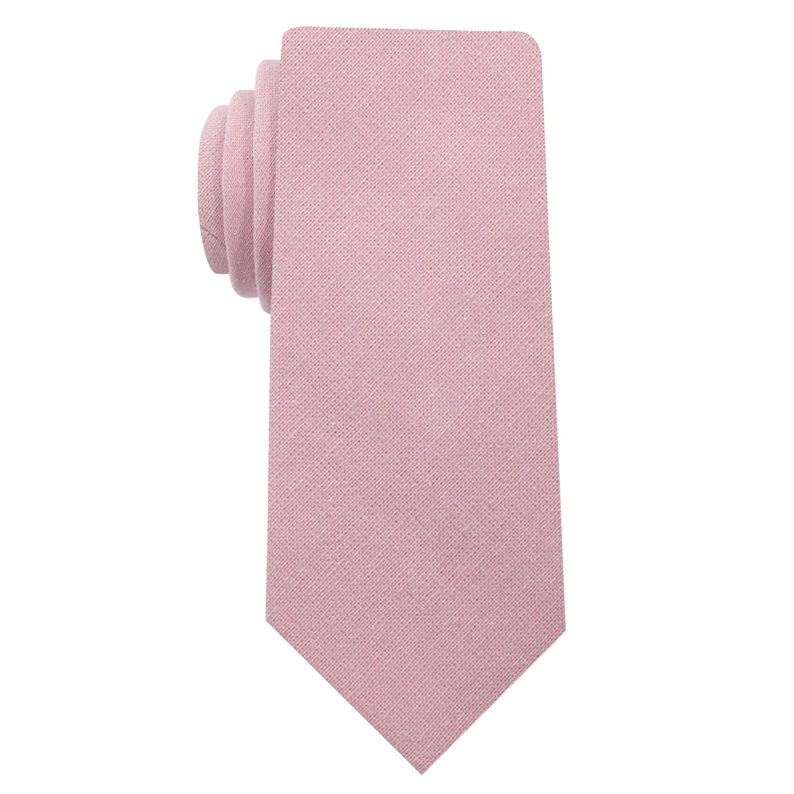 Mantieqingway Mens Skinny Ties,2.56" Cotton Neckties Striped Plaid Ties for Groom Groomsmen Wedding Party Christmas
