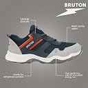 BRUTON EVA Lite Sneakers Casual Shoes Walking Shoes for Men-Grey, Size UK 7 gallery image