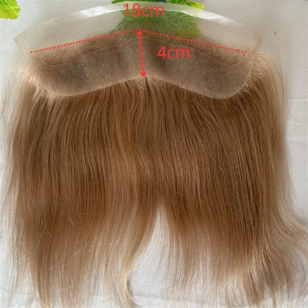 男性用ヘア交換システム HD インビジブルレースフロントヘアライン 6インチ 人毛 メンズ トゥーペ ヨーロピアンヘアシステム 4c