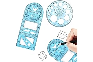 FYY Multifunctional Geometric Ruler: Enhance Your Journaling with Precision