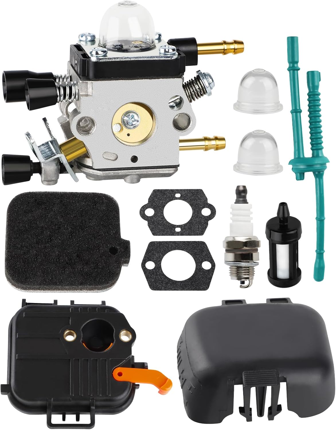 Carburetor for Stihl BG55 BG85 BG45 BG46 BG65 SH55 SH85 Leaf Blower Parts 4229 120 0606 Carburetor Replace for Zama C1Q-S68 with BG55 Air Filter Cover Kit