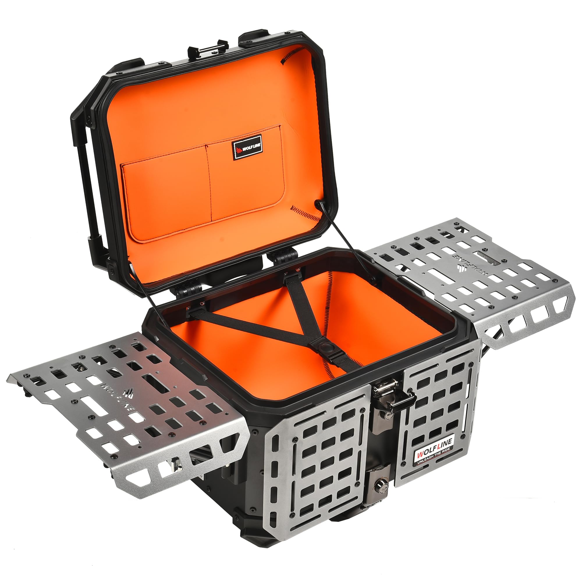 Amazon.com: Universal Motorcycle Top Case, 45L Tail Box, Helmet