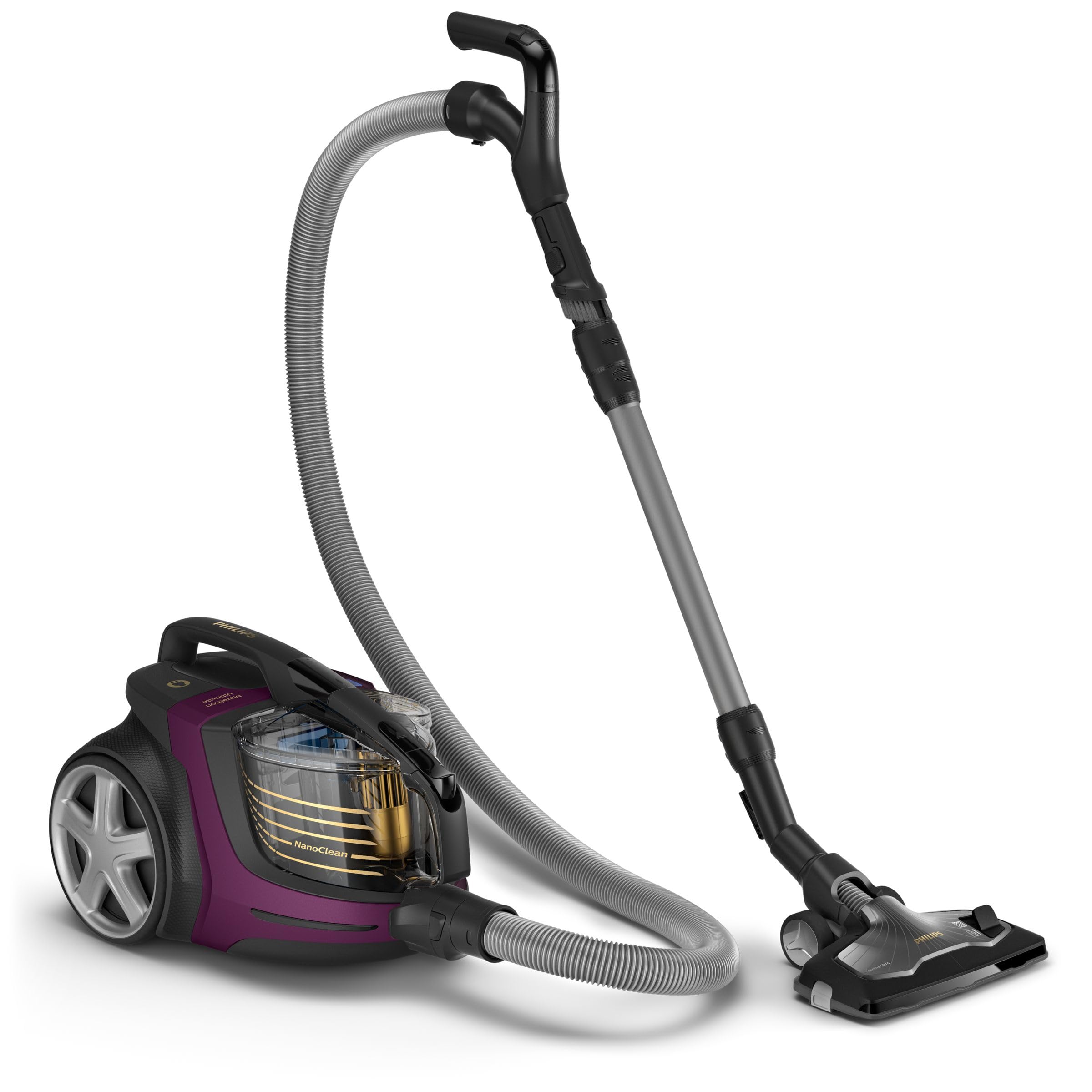 Philips Marathon Ultimate Toz Torbasız Elektrikli Süpürge, 899W, PowerCyclone 10, Süper Turbo Fırça, Sert Zemin Başlığı, XB9155/07