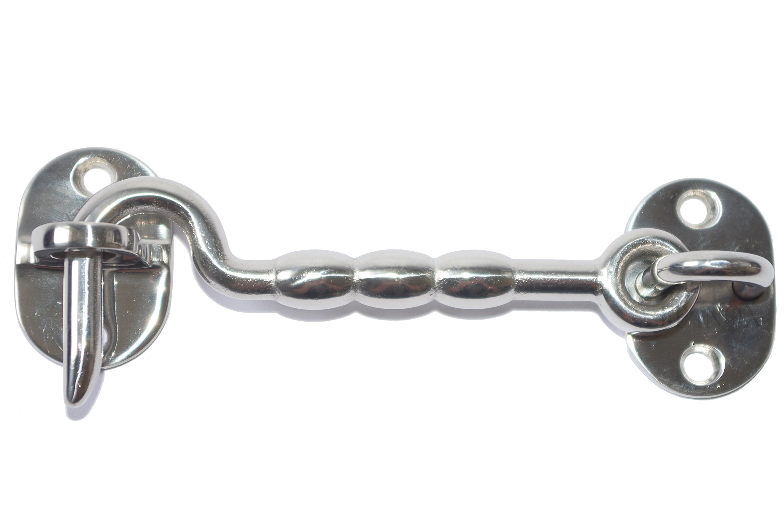 Crochet Inox 316 Anti-vent – Longueur 100 Mm, Fabriqué En France