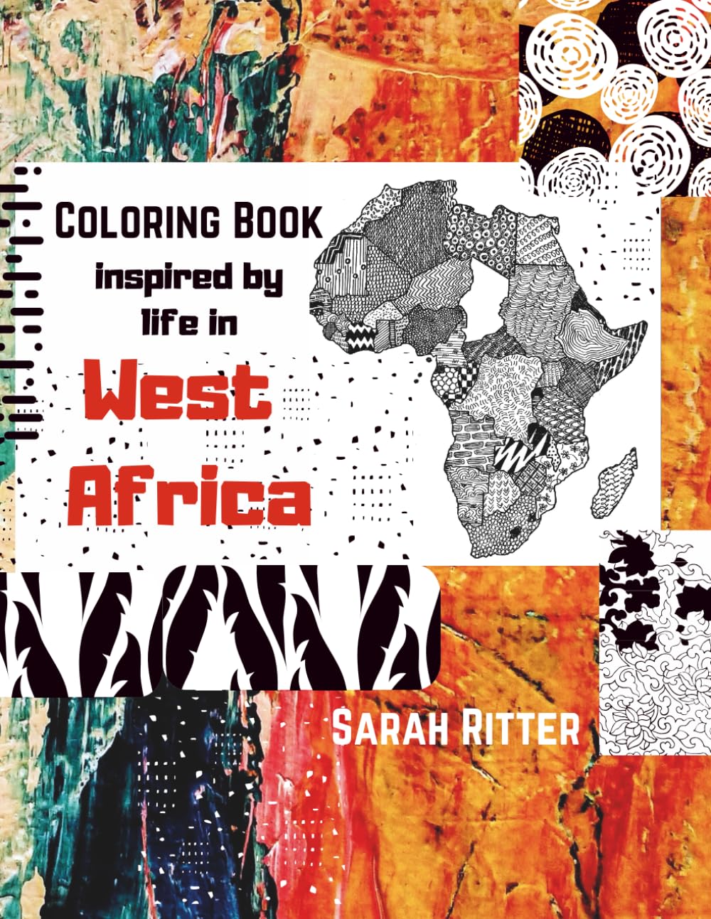 Coloring Book inspired by life in West Africa