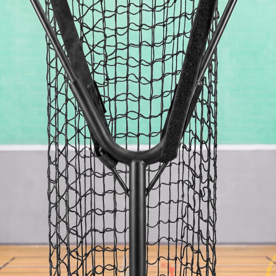 FORZA Filet d'entraînement pour volley-ball avec cible réglable en hauteur | Cadre de 2,3 à 3,5 m, panier coudé, collecteur de balles et sac de transport pour la pratique