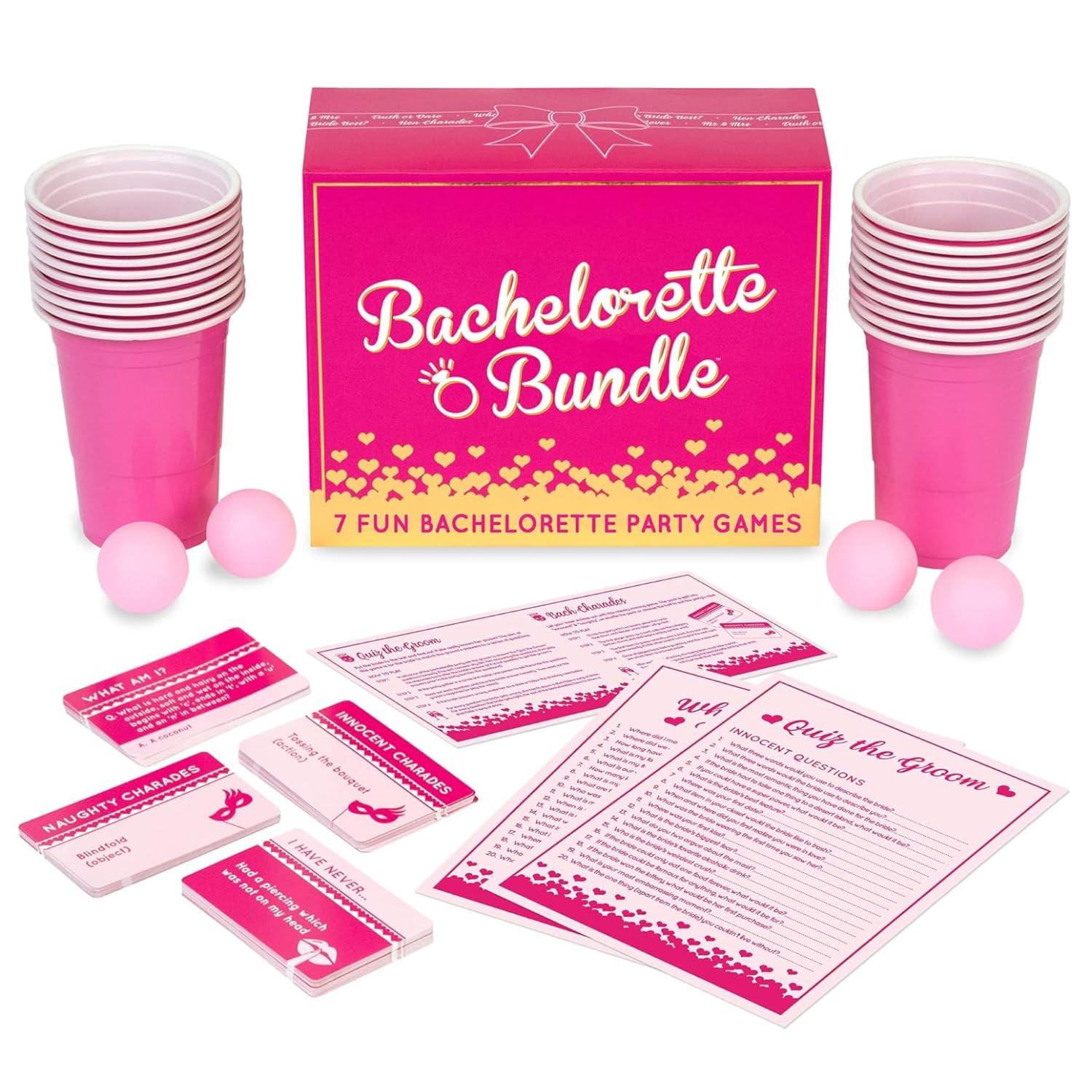 Gutter Games Bundle for Bachelorette Parties, Fun & Engaging Party Games for Bridesmaids & Friends