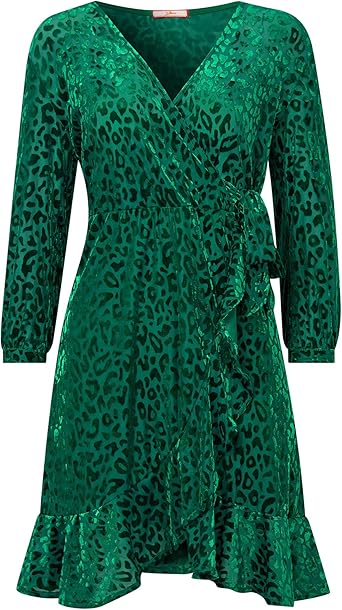 Joe Browns Women's Leopard Print Devore Dress Casual Night