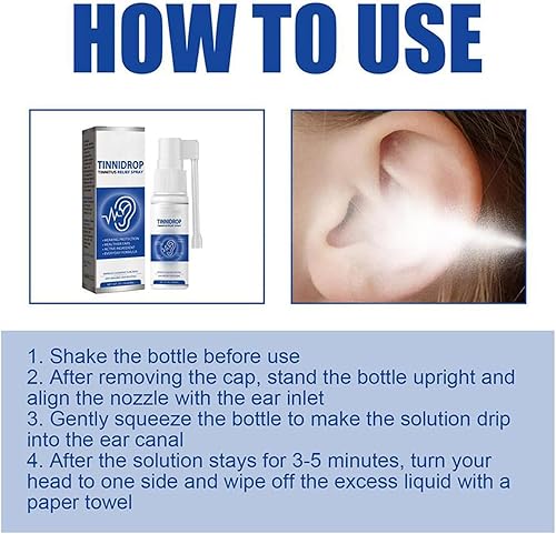 Miniatura 5 de OTBK Tinnidrop Tinnitus Relief Spray,Tinnitus Relief for Ringing Ears,Tinnitus Relief Device,Earwax Cleaning Care Spray for Relieves Tinnitus Ear