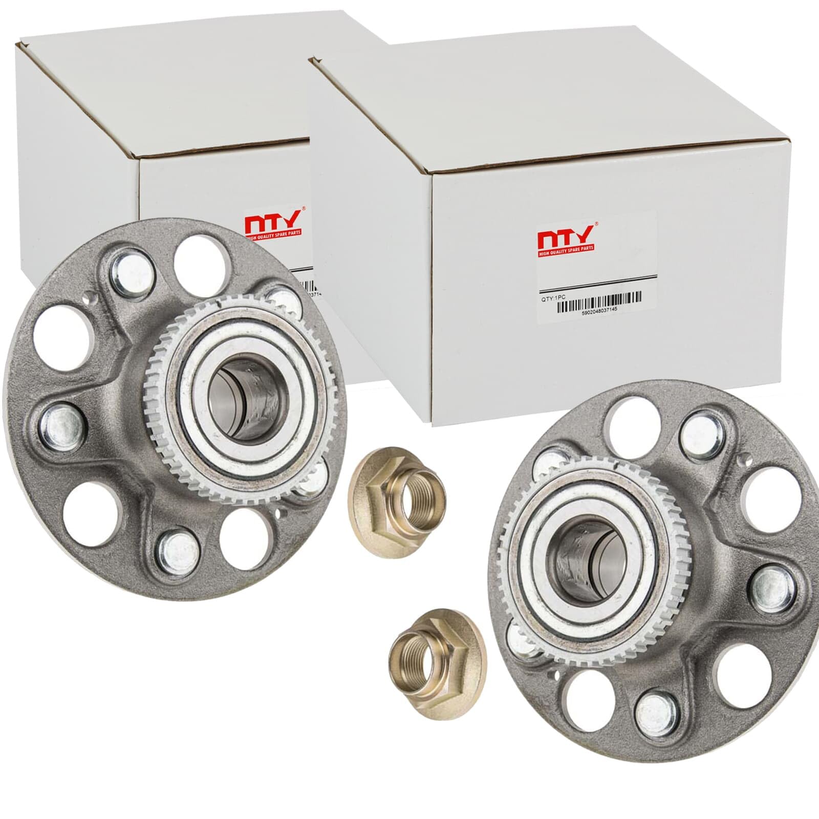 2X NTY Radlager-Satz hinten Beidseitig