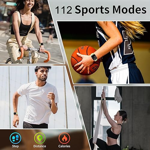 Miniatura 3 de Smart Watch for Men Women AnswerMake Calls, 1.85" Smartwatch IP68 Waterproof, Fitness Activity Tracker with Heart Rate Sleep Monitor, Pedometer,